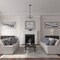 Ekena Millwork Attica Ceiling Medallion (Canopies up to 3 1/2"), 12 3/4"OD x 4"ID x 1/2"P, Castle Stone Crackle CM12ATCSC - alternate 6